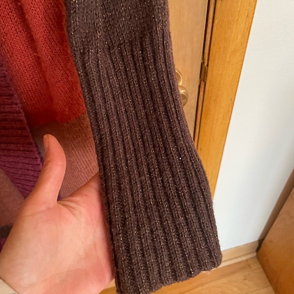 Chicos Abstract Wool Mohair Open Cardigan Duster Size M/L - Picture 6 of 8